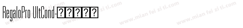 RegaloPro UltCond字体转换
